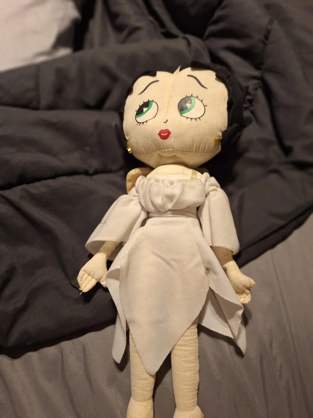 Betty Boop Plush Doll in White Dress - Picture 1 of 4